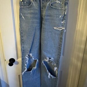 Agolde Light Blue Denim Jeans